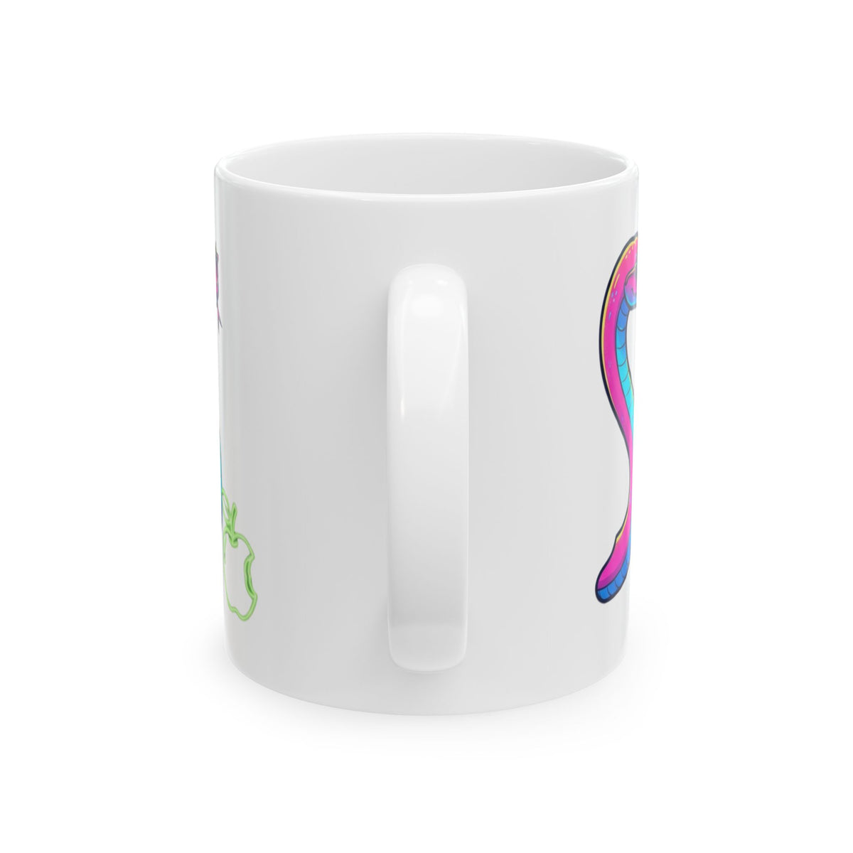 "Good Book Series Naked & Unashamed" White Ceramic Mug — Graphic