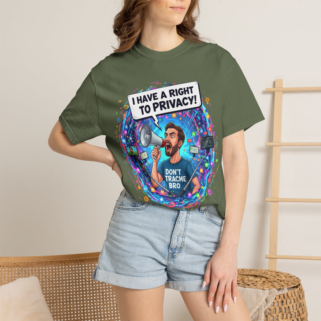 "The Right to Privacy"  Unisex Garment-Dyed T-shirt