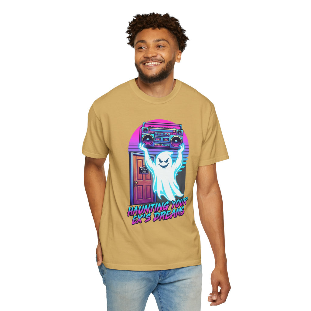 "Haunting Your Ex's Dreams" Unisex Garment-Dyed Tee