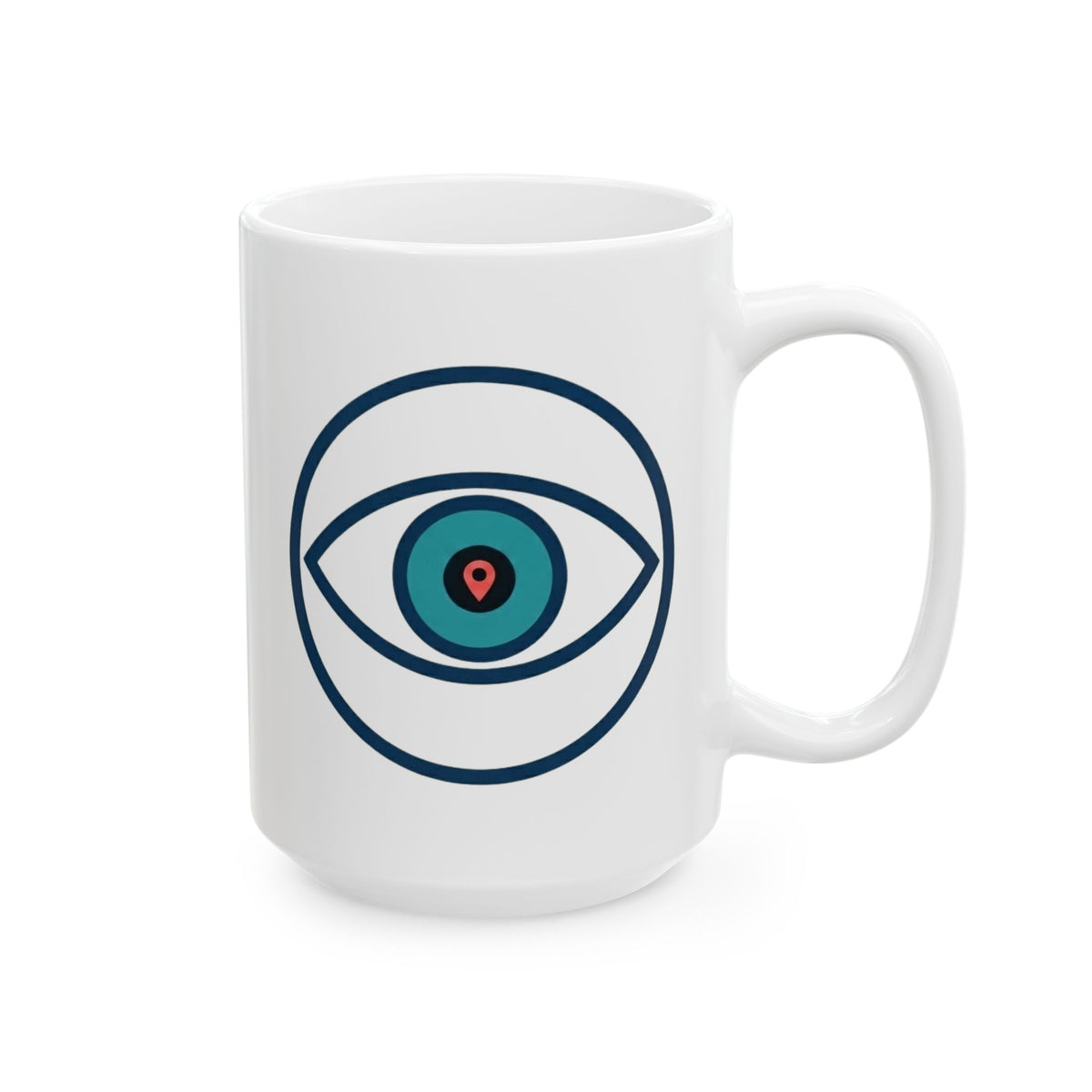 "Monitoring the Situation" White Ceramic Mug — Graphic