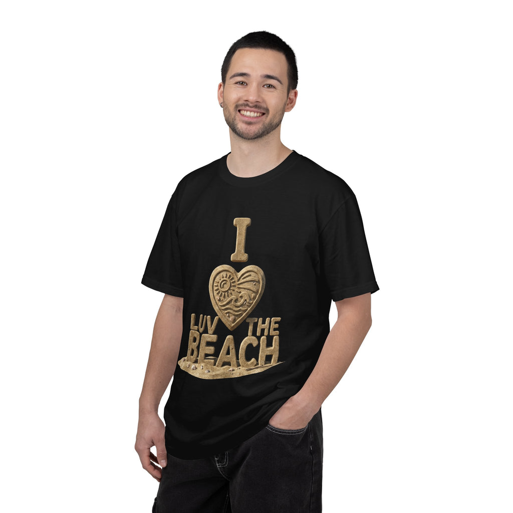 "I Luv The Beach" Unisex Garment-Dyed Tee