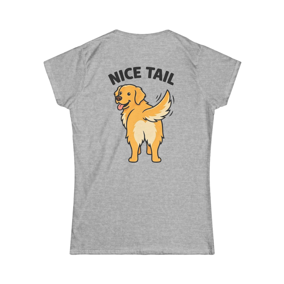 Color: Sport Grey | Nice Tail Women's Tee