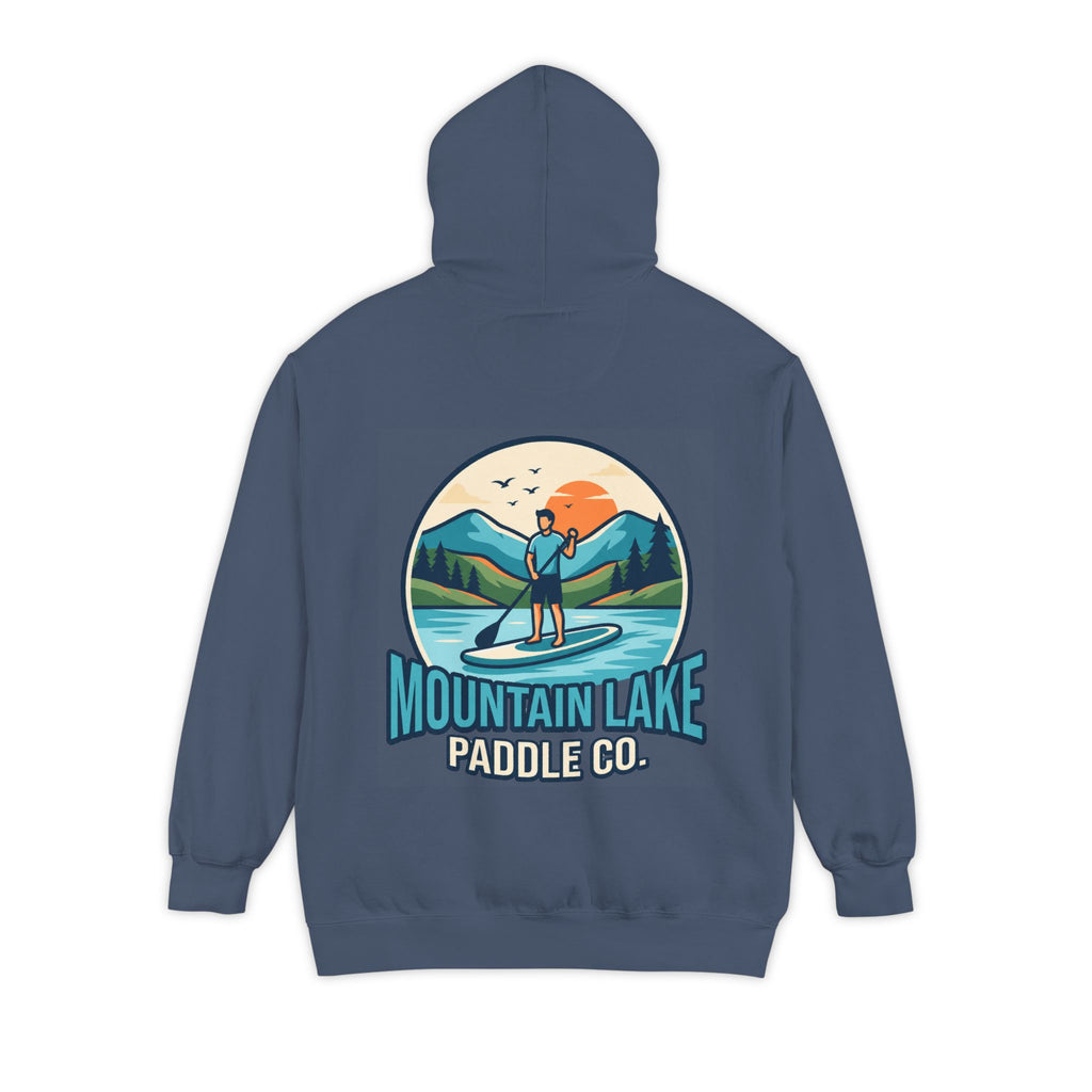 "Mountain Lake Paddle Board" Garment-Dyed Hoodie