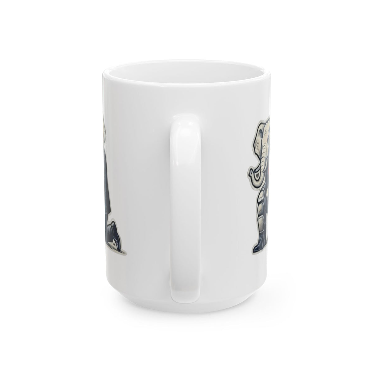 "The Knee Pad Caucus" White Ceramic Mug — Graphic