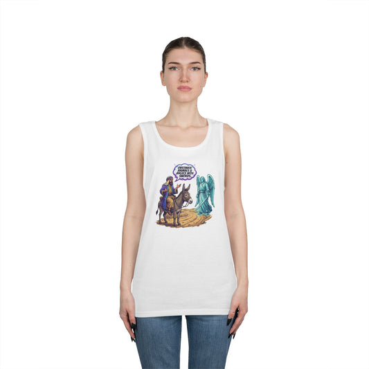 Color: White | Good Book Series Obstinate Animals & Angels With Swords Tank Top