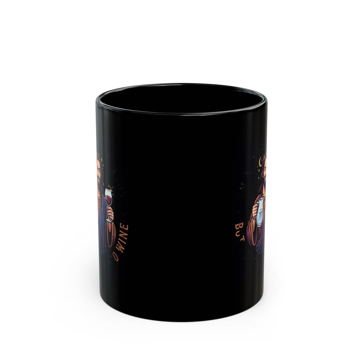 "I'm Not Saying I'm Jesus" Black Ceramic Mug