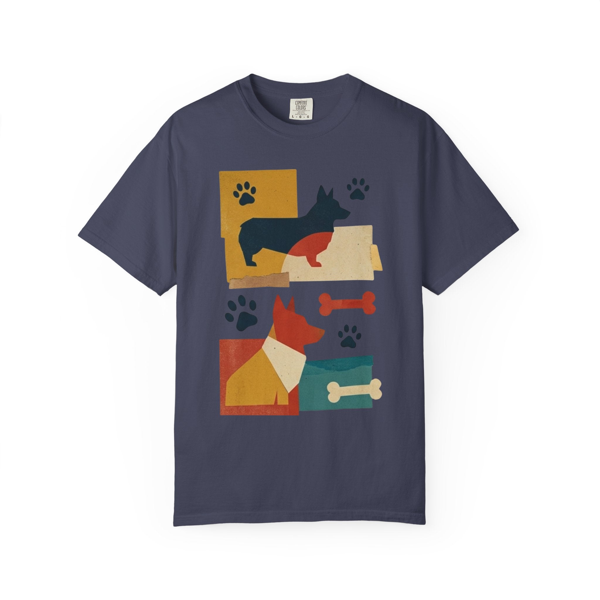 "Dogs and Bones" Unisex Garment-Dyed Tee