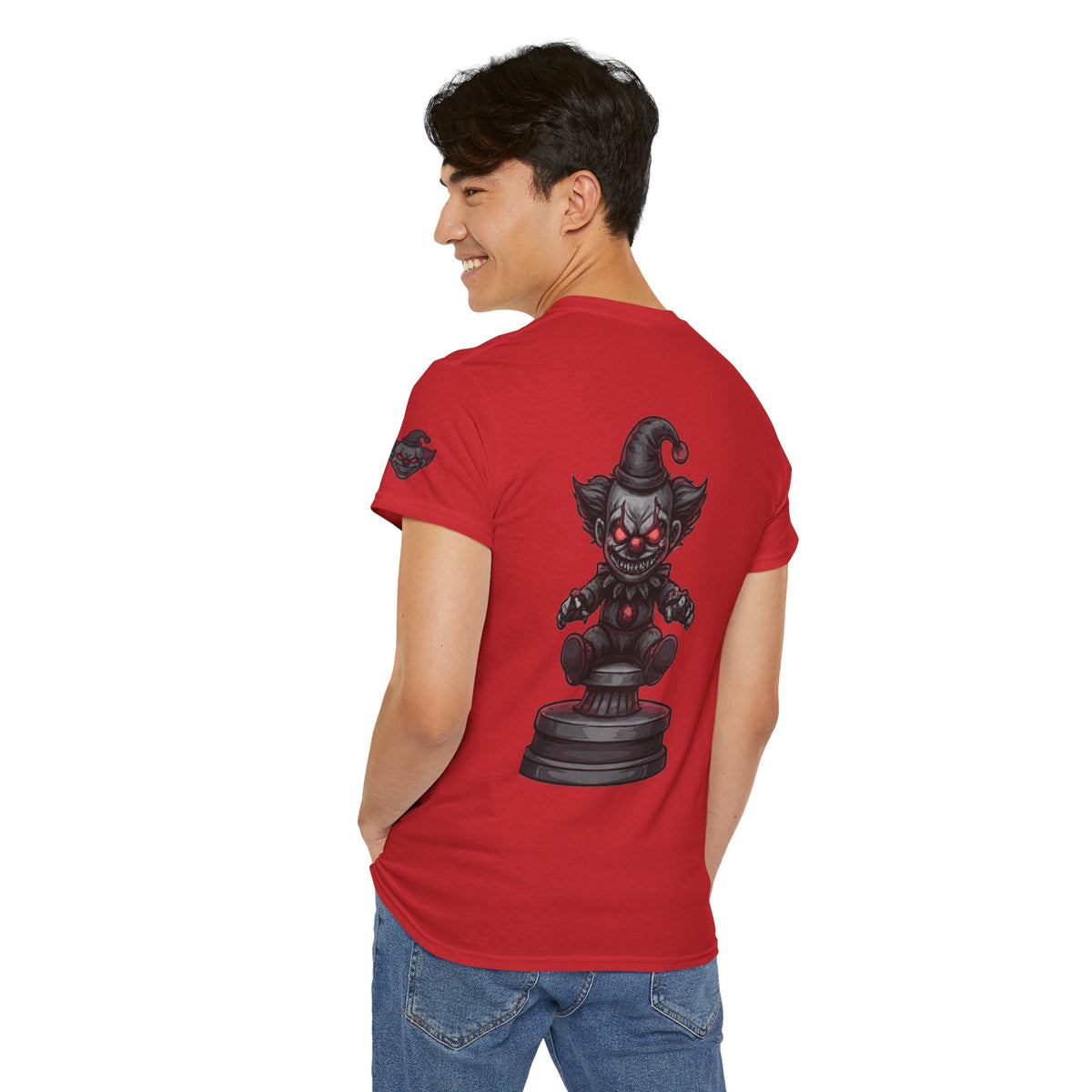 Color: Red | Nightmare Clown Premium Graphic Tee