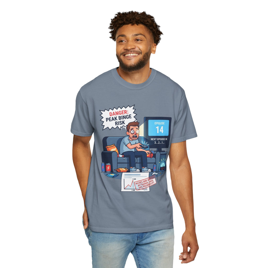 "Peak Bing Risk" Unisex Garment-Dyed Tee