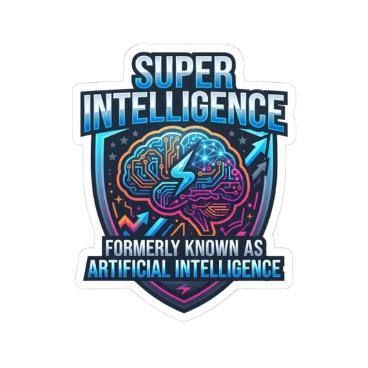 "Super Intelligence" Sticker — Main