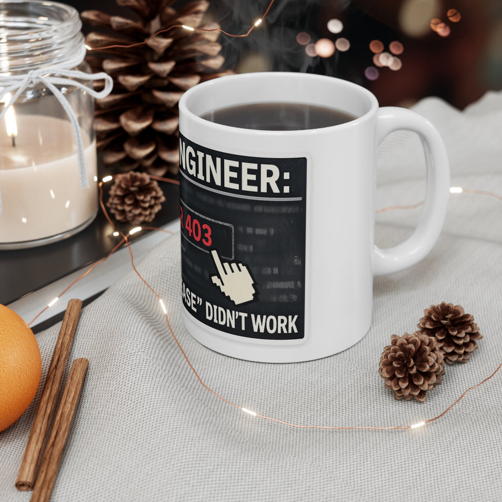Politeness Failed. Try Fear™ | 11oz Mug