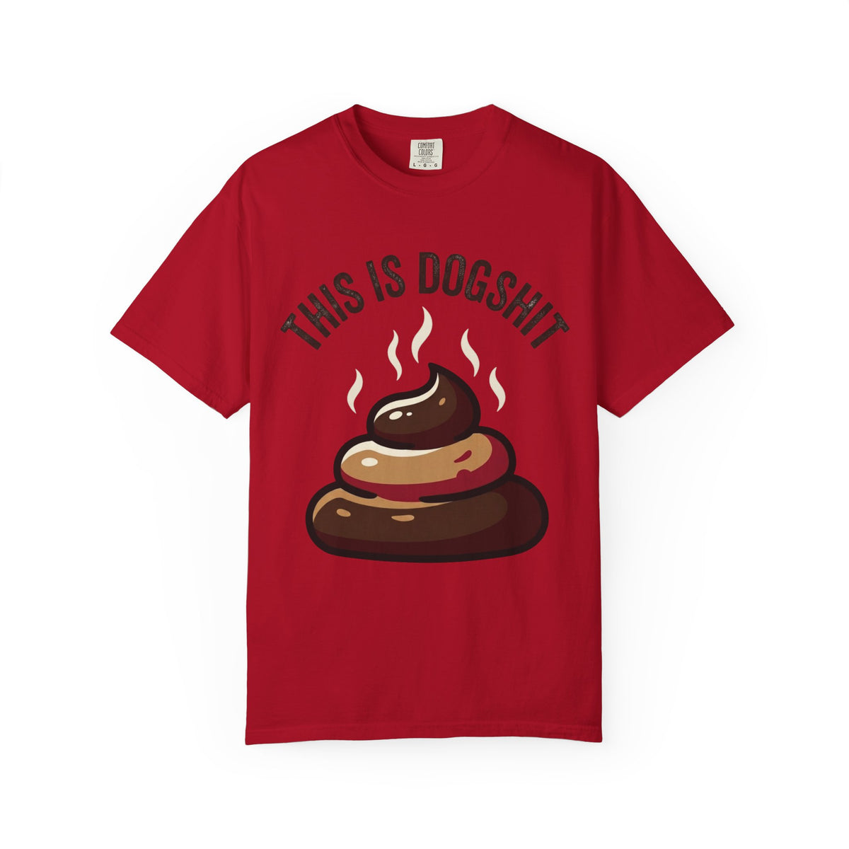 Color: Red | This is Dogshit Unisex Garment-Dyed Tee