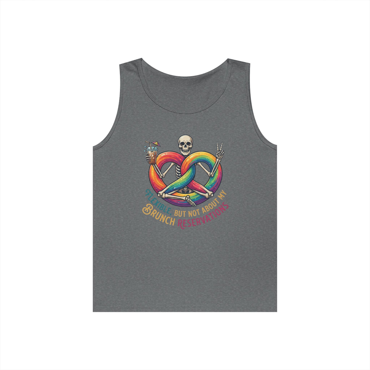 "Flexible But Not About Brunch" Tank Top