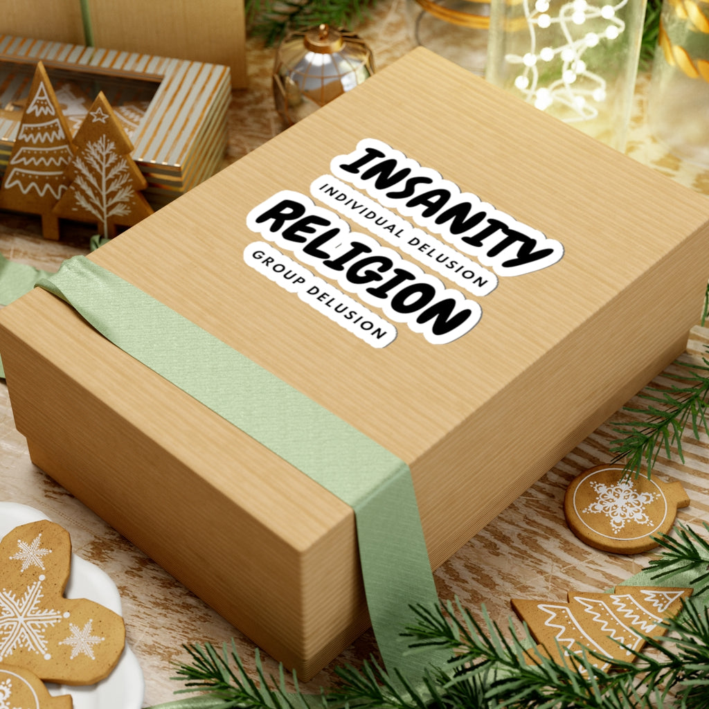 "Insanity Religion" Sticker — Main