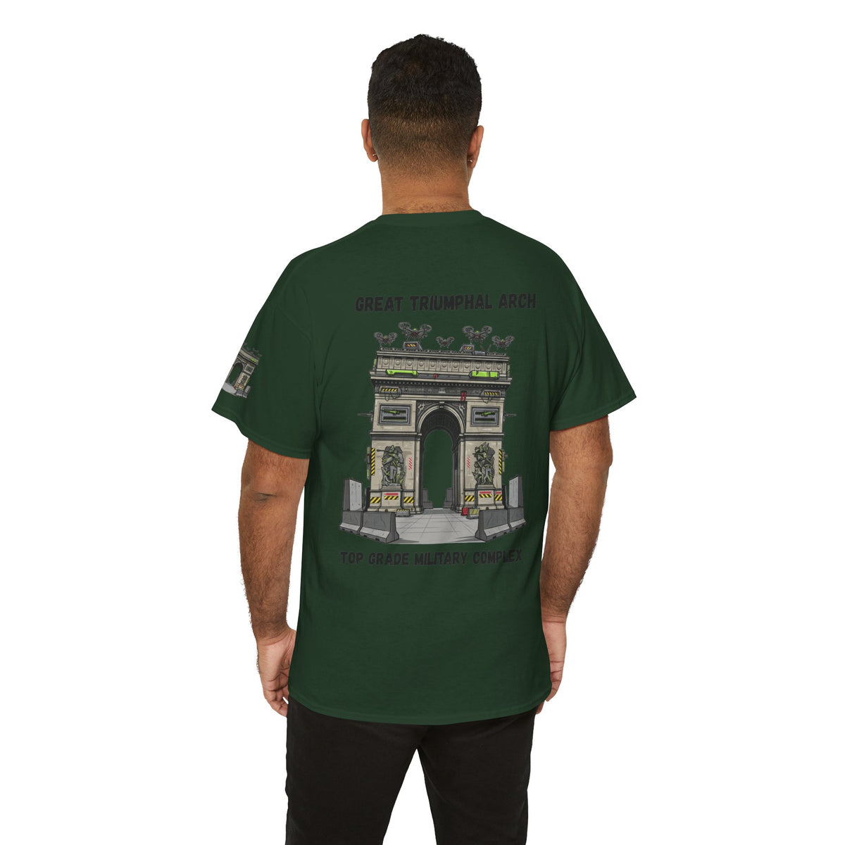 Color: Forest Green | Top Grade Military Complex Premium Graphic Tee