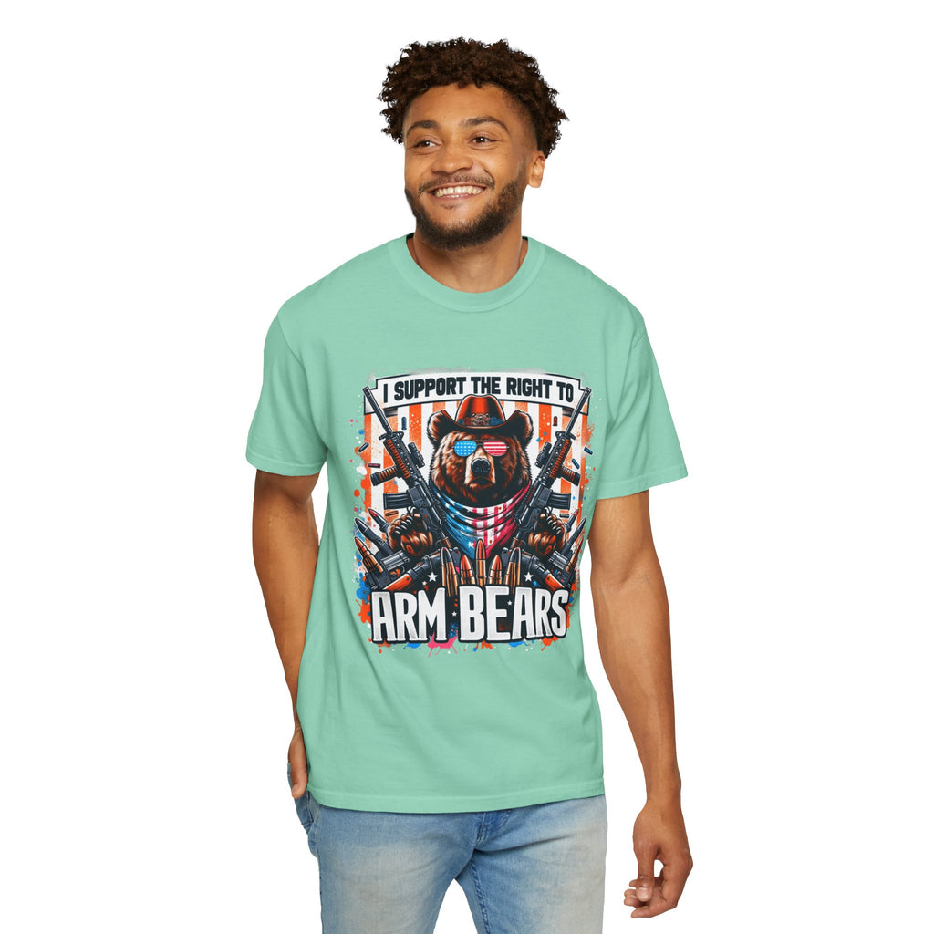 "Right to Arm Bears" Unisex Garment-Dyed T-shirt