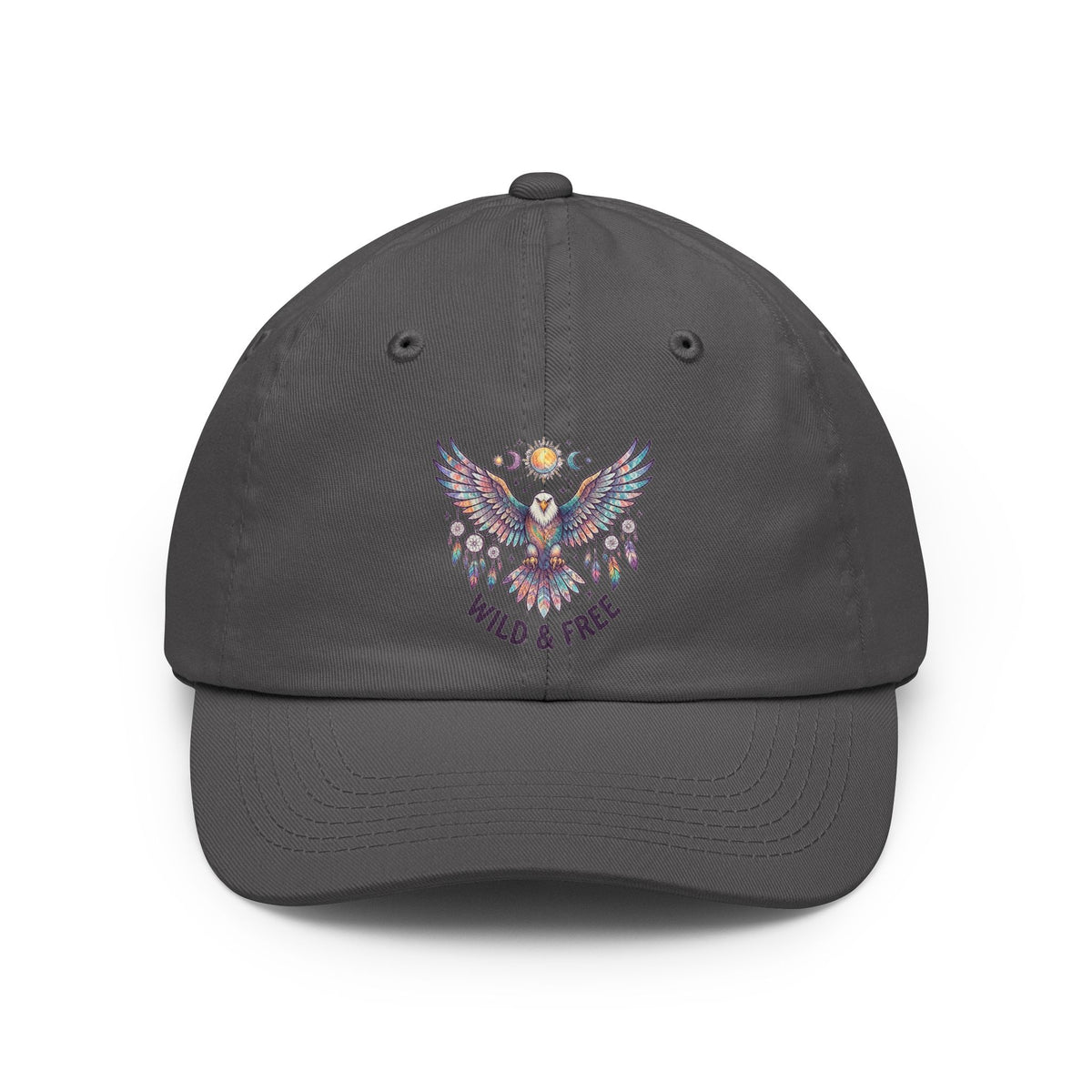 Color: Charcoal | Hippy Eagle Dad Hat