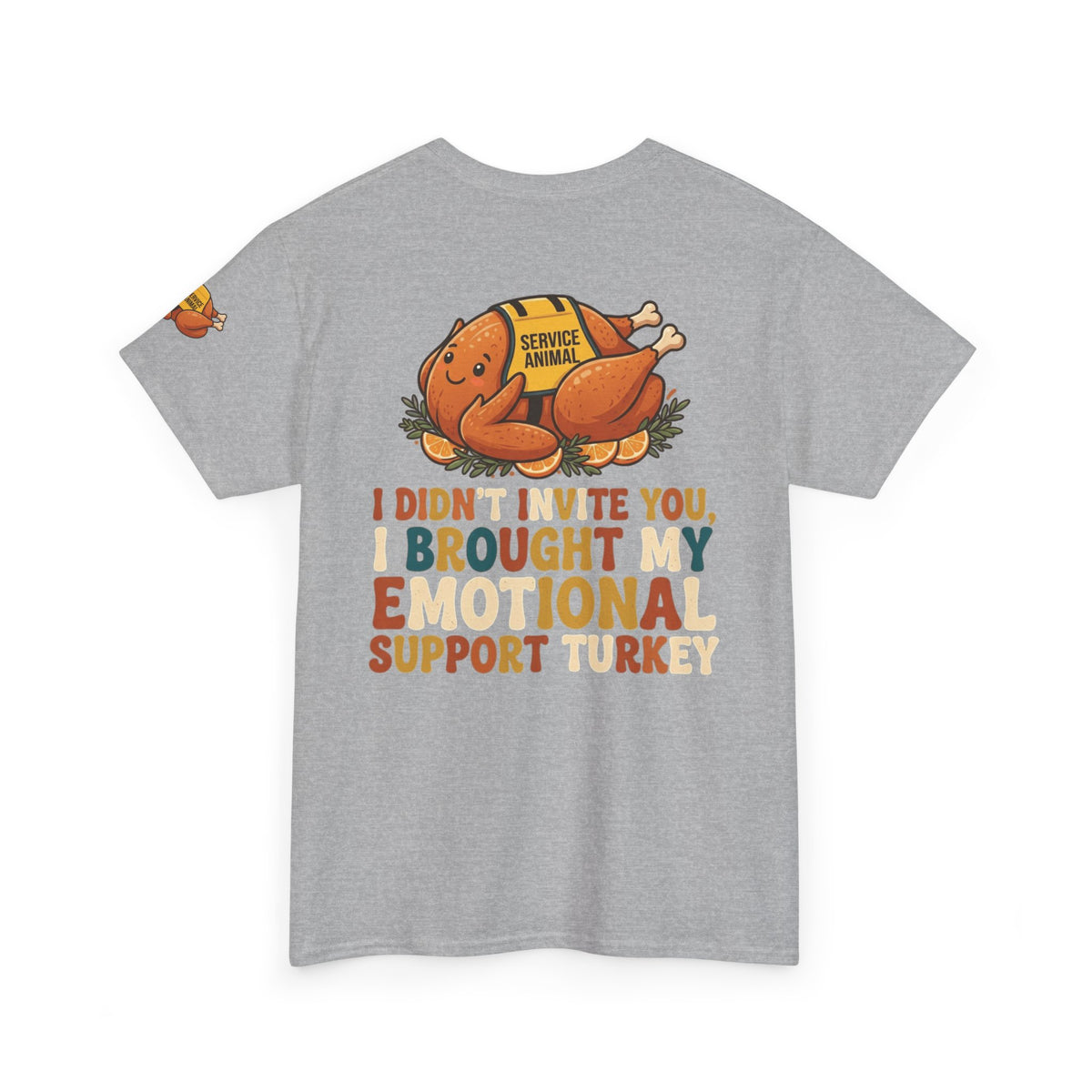 "Emotional Support Turkey" Premium Graphic Tee