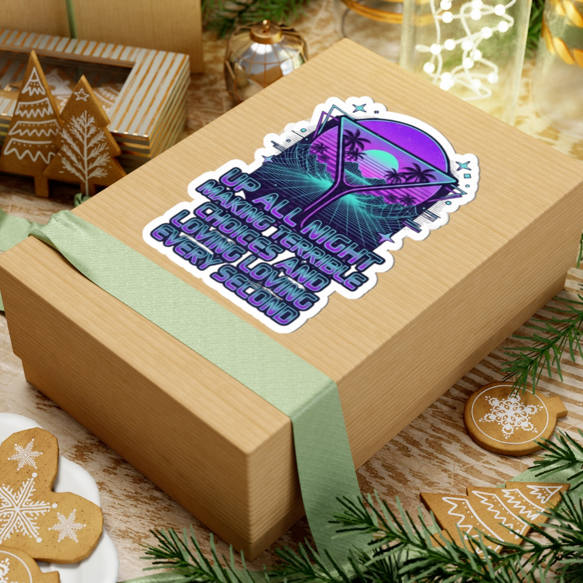 "Up All Night" Sticker — Main