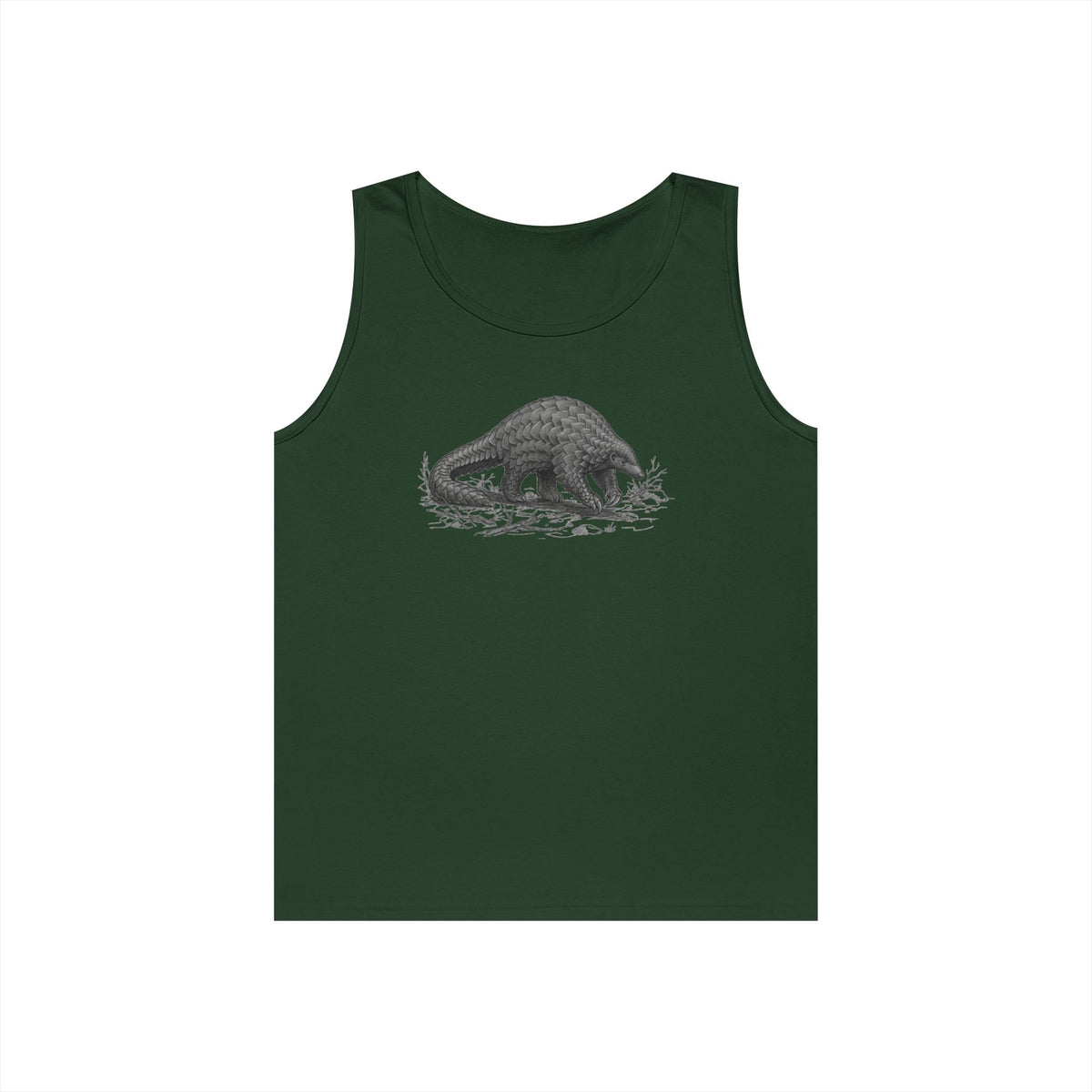 "Pencil Sketch Art Pangolin" Tank Top