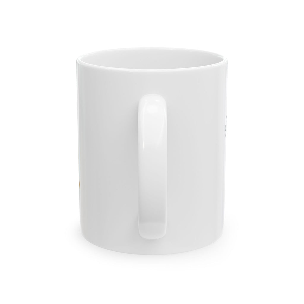 "Bitterness of Poor Quality" White Ceramic Mug