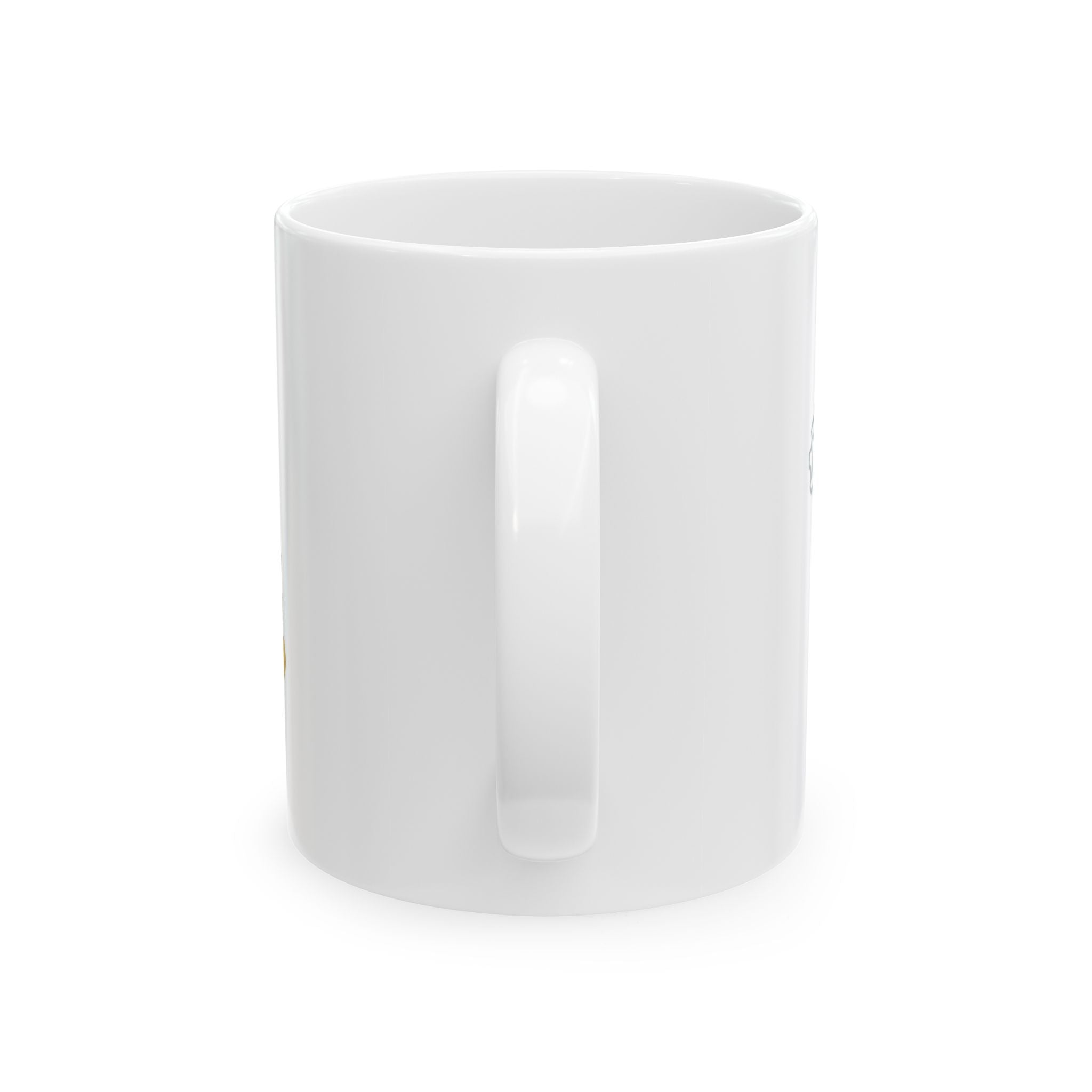 "Bitterness of Poor Quality" White Ceramic Mug