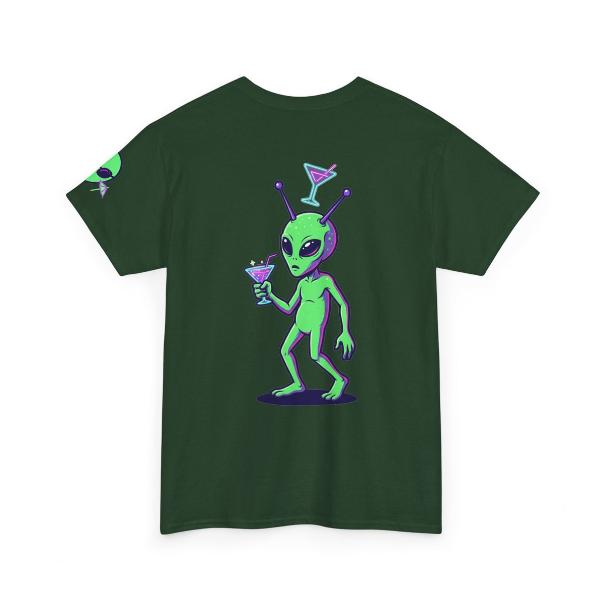 Drunk Alien Premium Graphic Tee