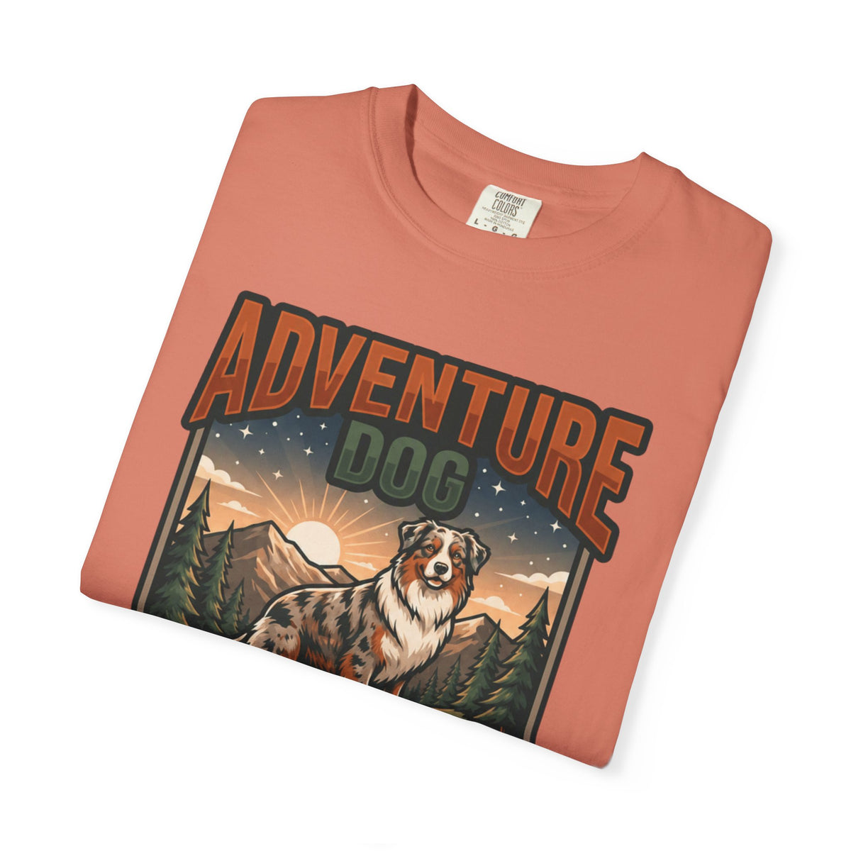 "Adventure Dog" Unisex Garment-Dyed Tee