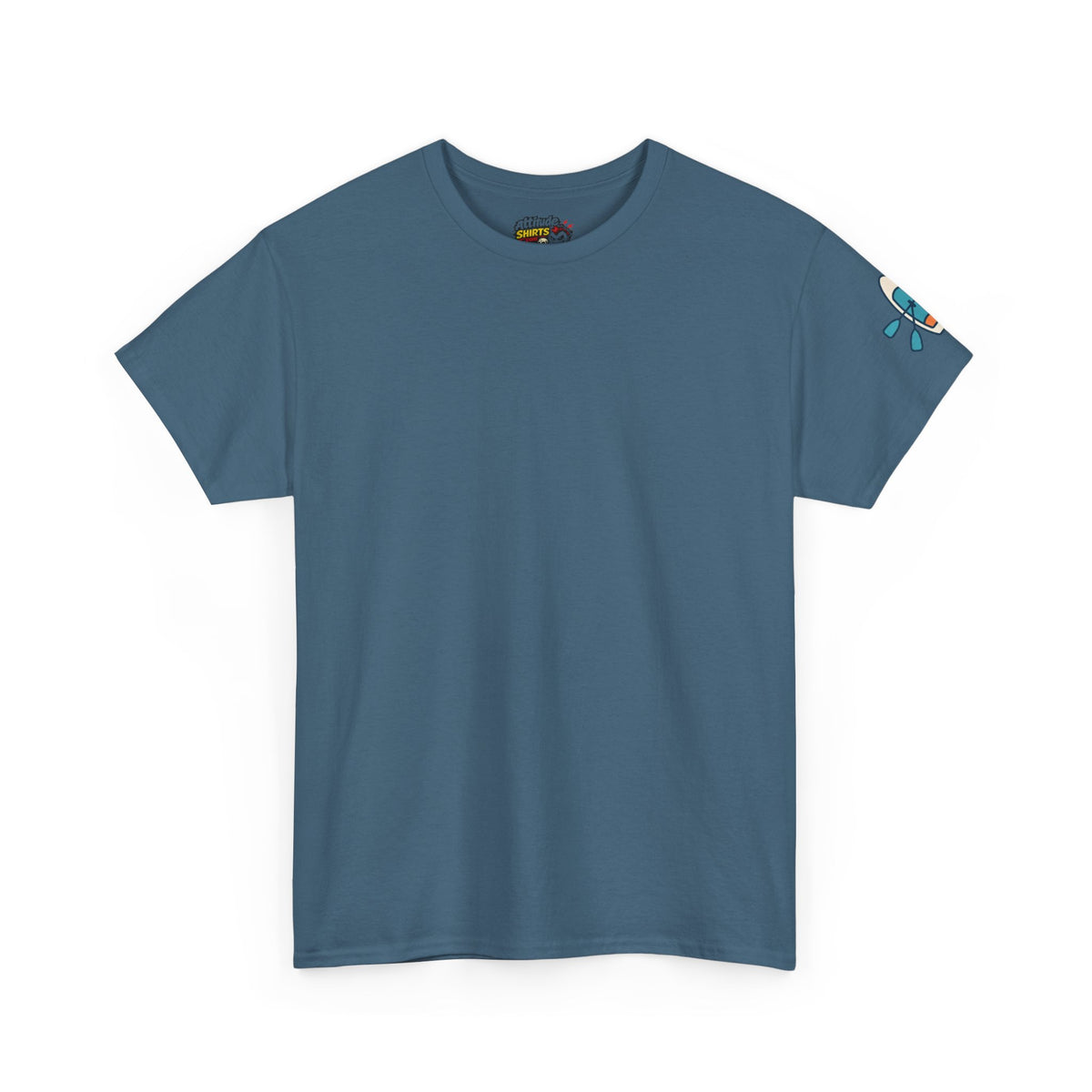 Color: Indigo Blue | Mountain Lake Paddle Board Premium Graphic Tee