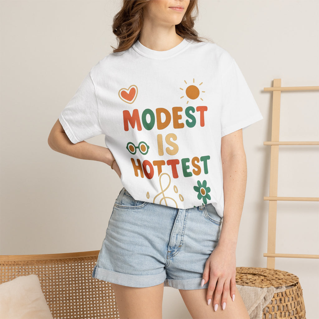 "Modest is Hottest" Unisex Garment-Dyed T-shirt