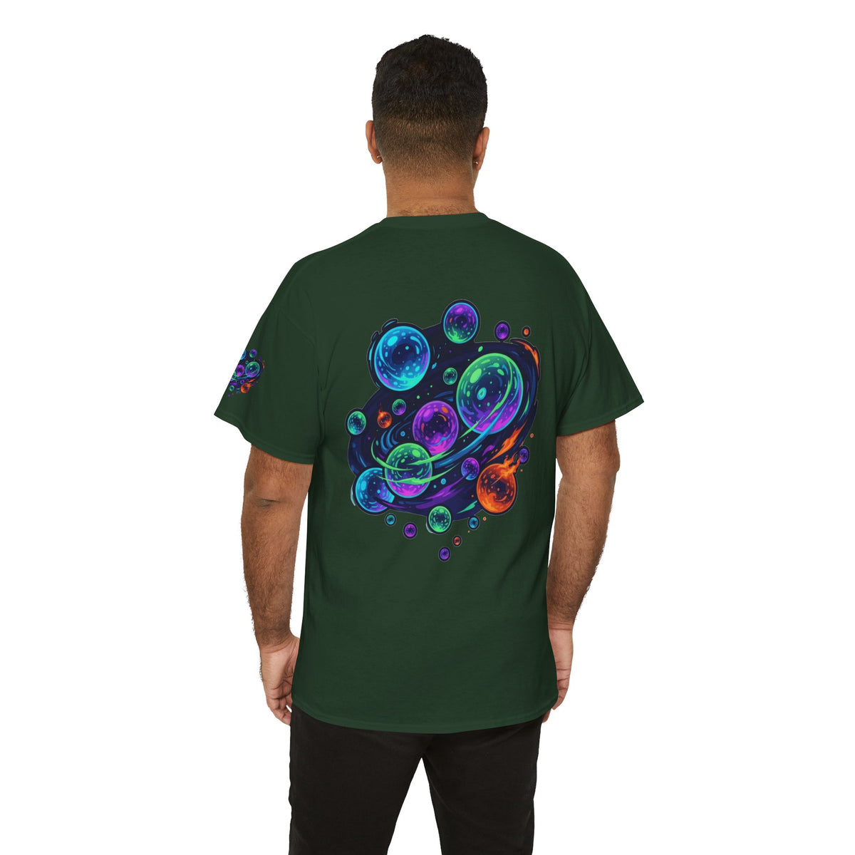 Color: Forest Green | MinMin Lights (Australian Folklore) Premium Graphic Tee