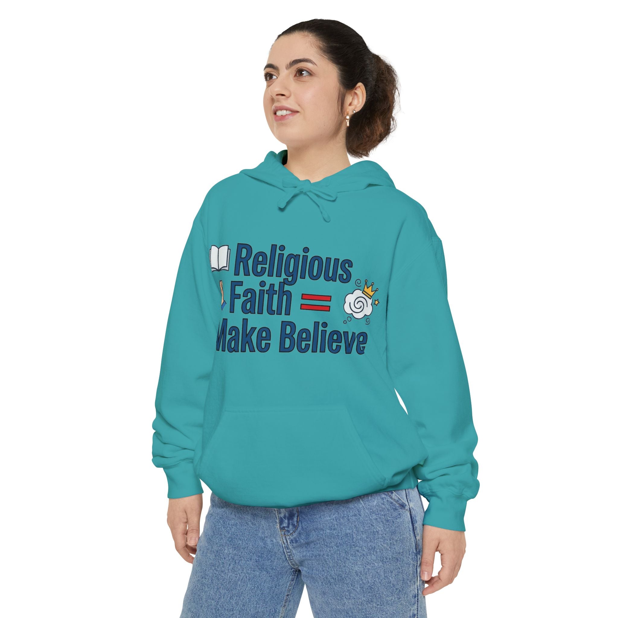 Make Believe Club Member | Garment-Dyed Hoodie — AttitudeShirts