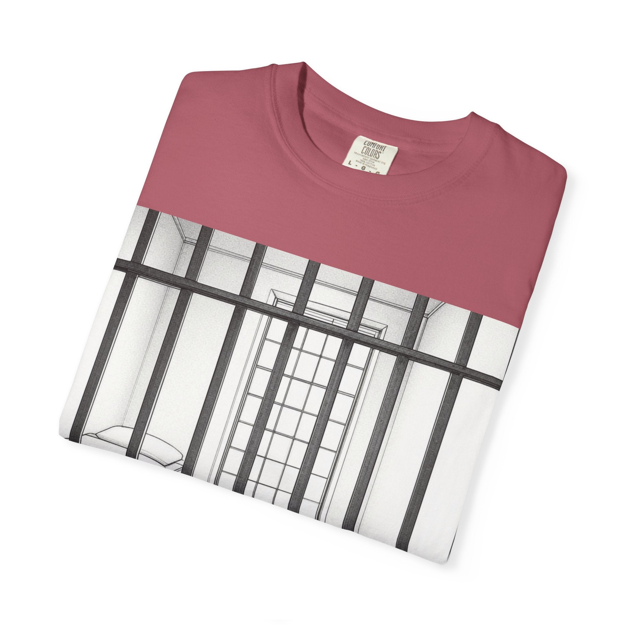 "86-47 Jail Cell" Unisex Garment-Dyed T-shirt