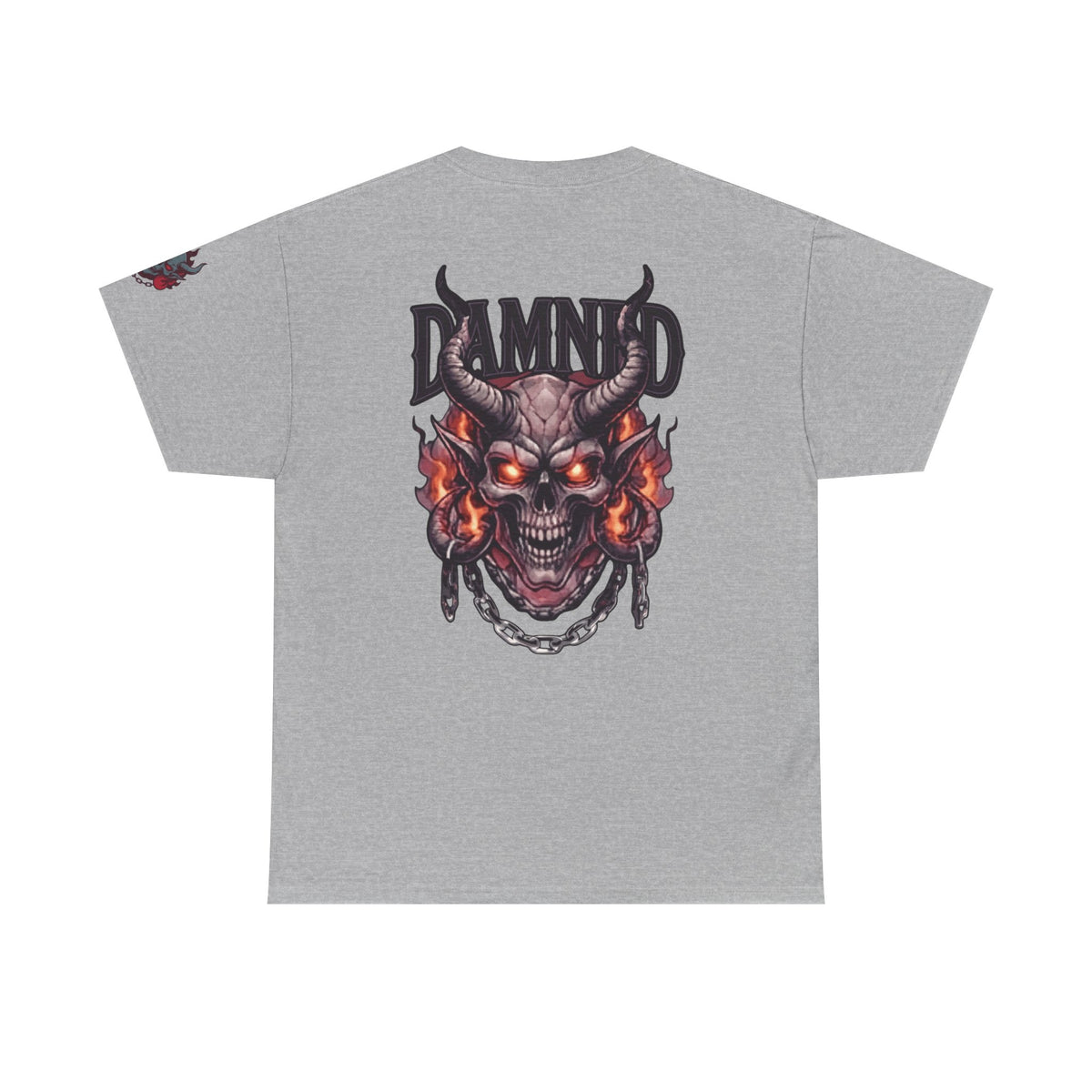 Color: Sport Grey | Damned Premium Graphic Tee