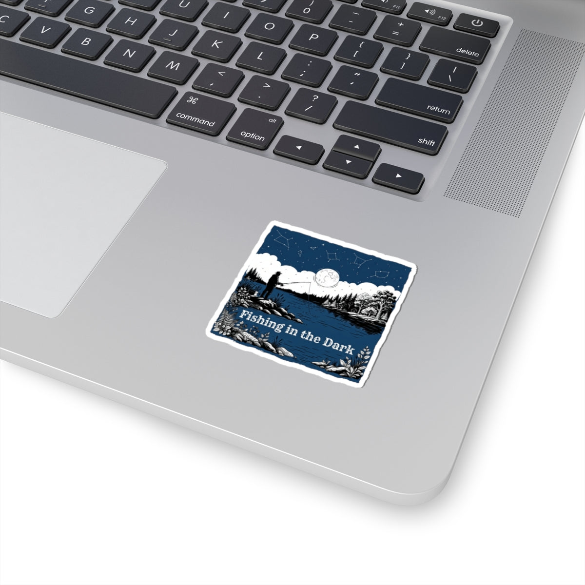 "Fishing in the Dark" Sticker — Main