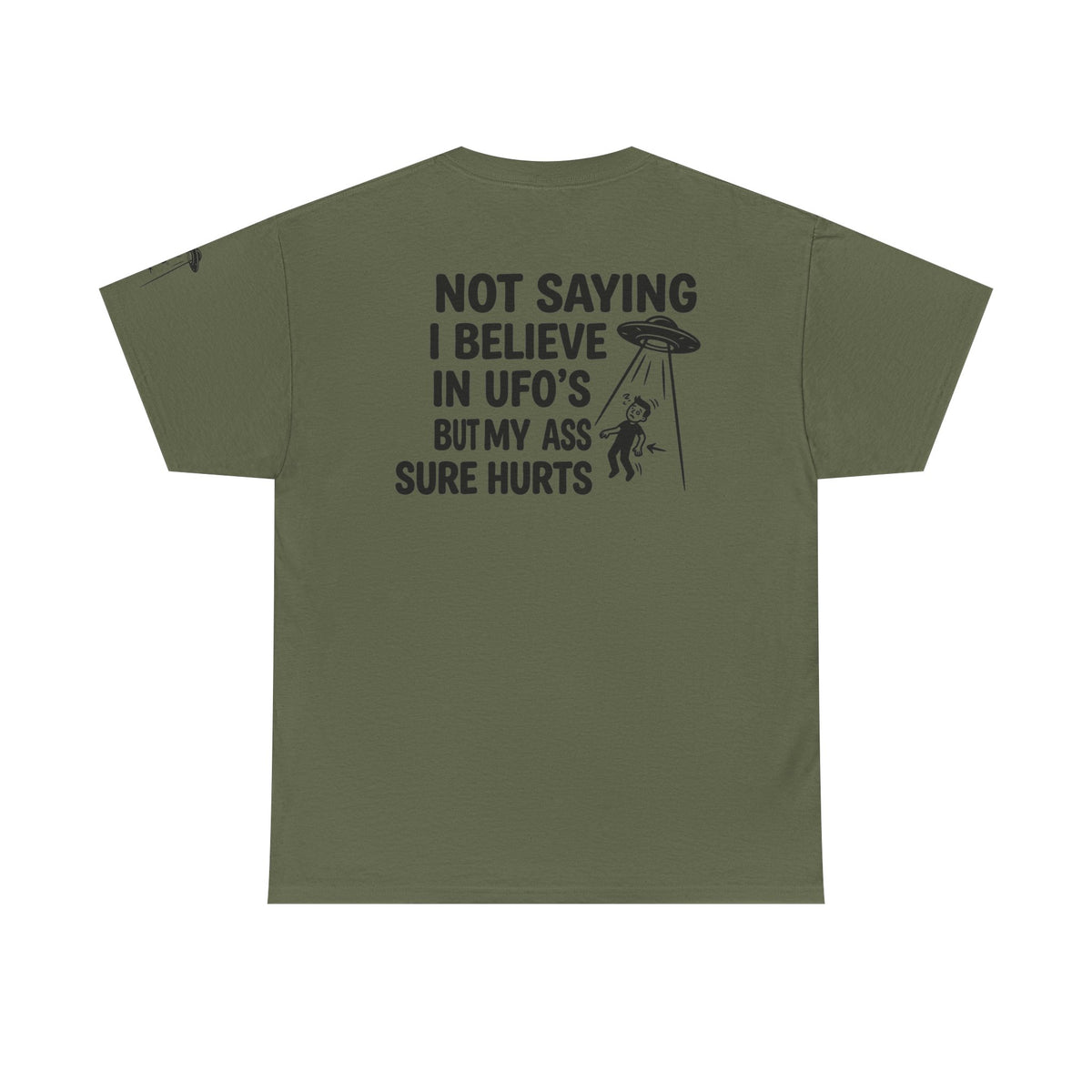 Color: Military Green | UFO's Premium Graphic Tee