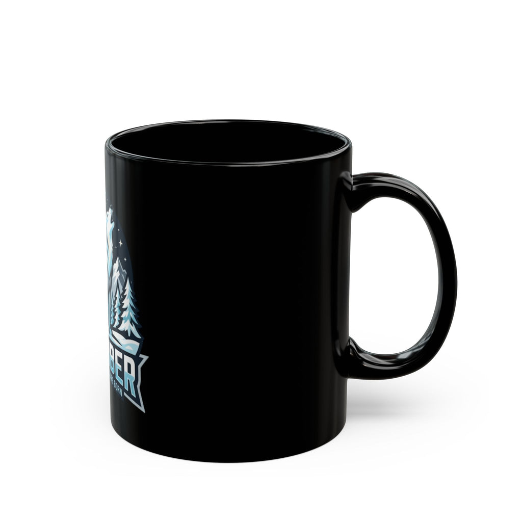 "December Legend" Black Ceramic Mug