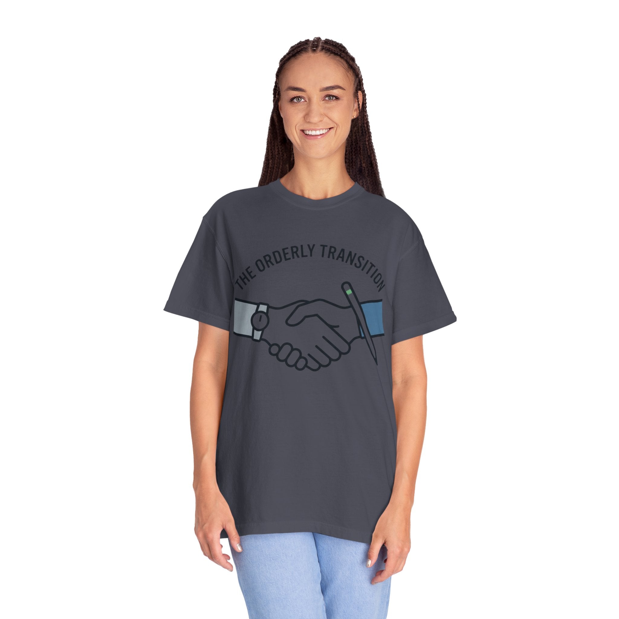 "Orderly Transition" Unisex Garment-Dyed Tee