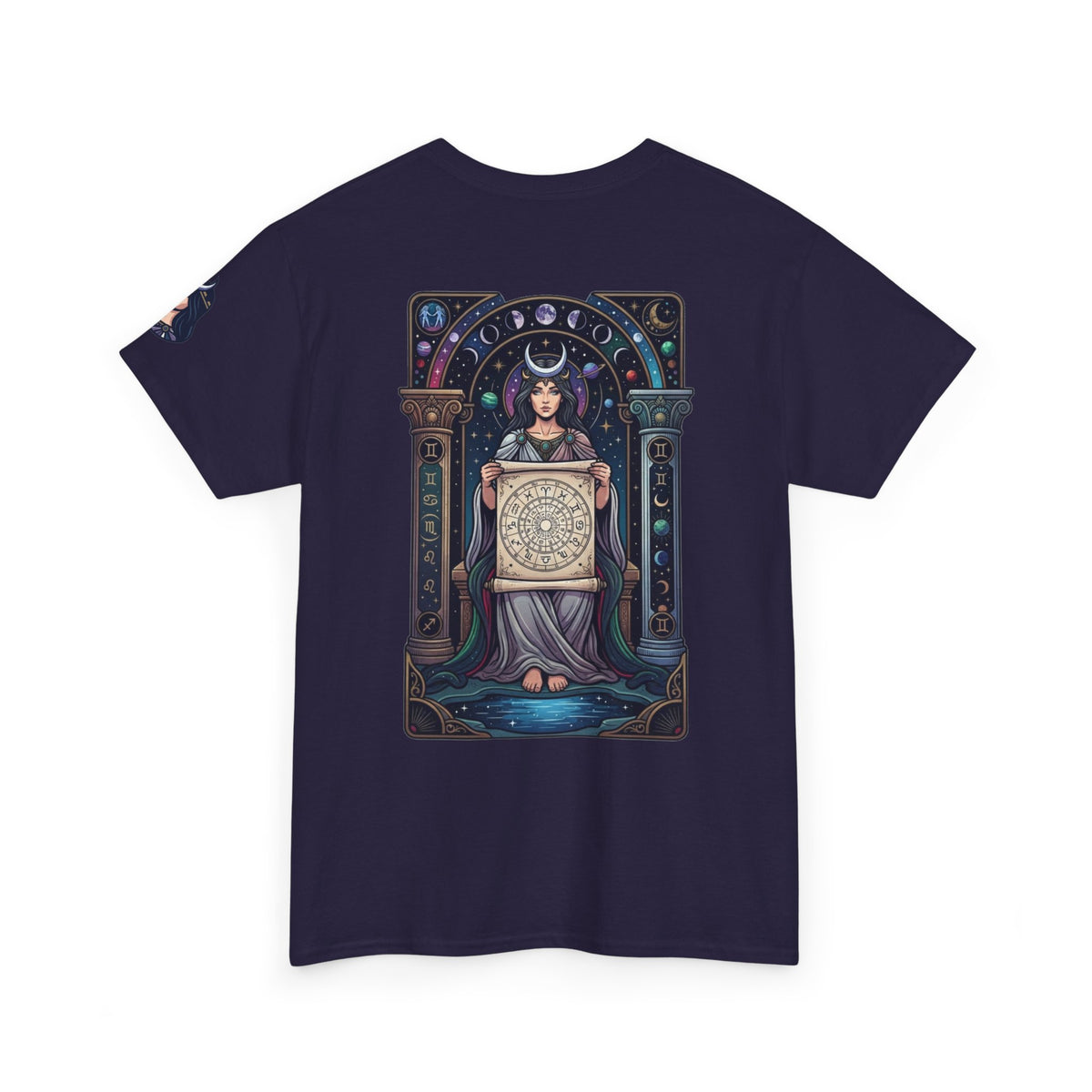 "The Cosmic Tarot (High Priestess)" Premium Graphic Tee
