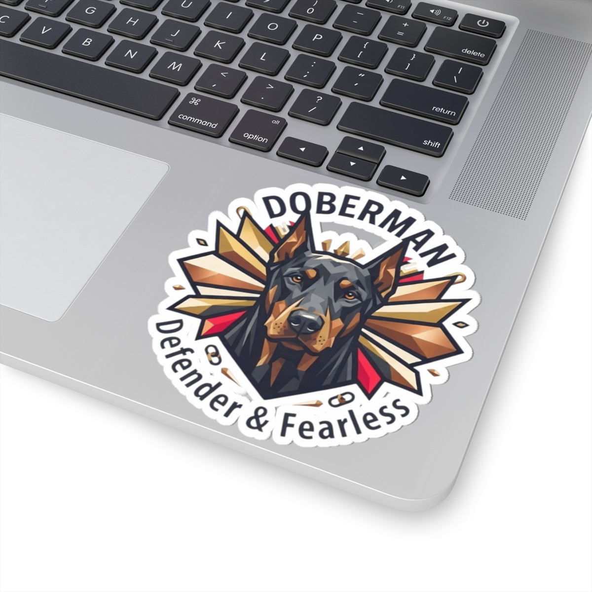 "Doberman Defender" Sticker — Main