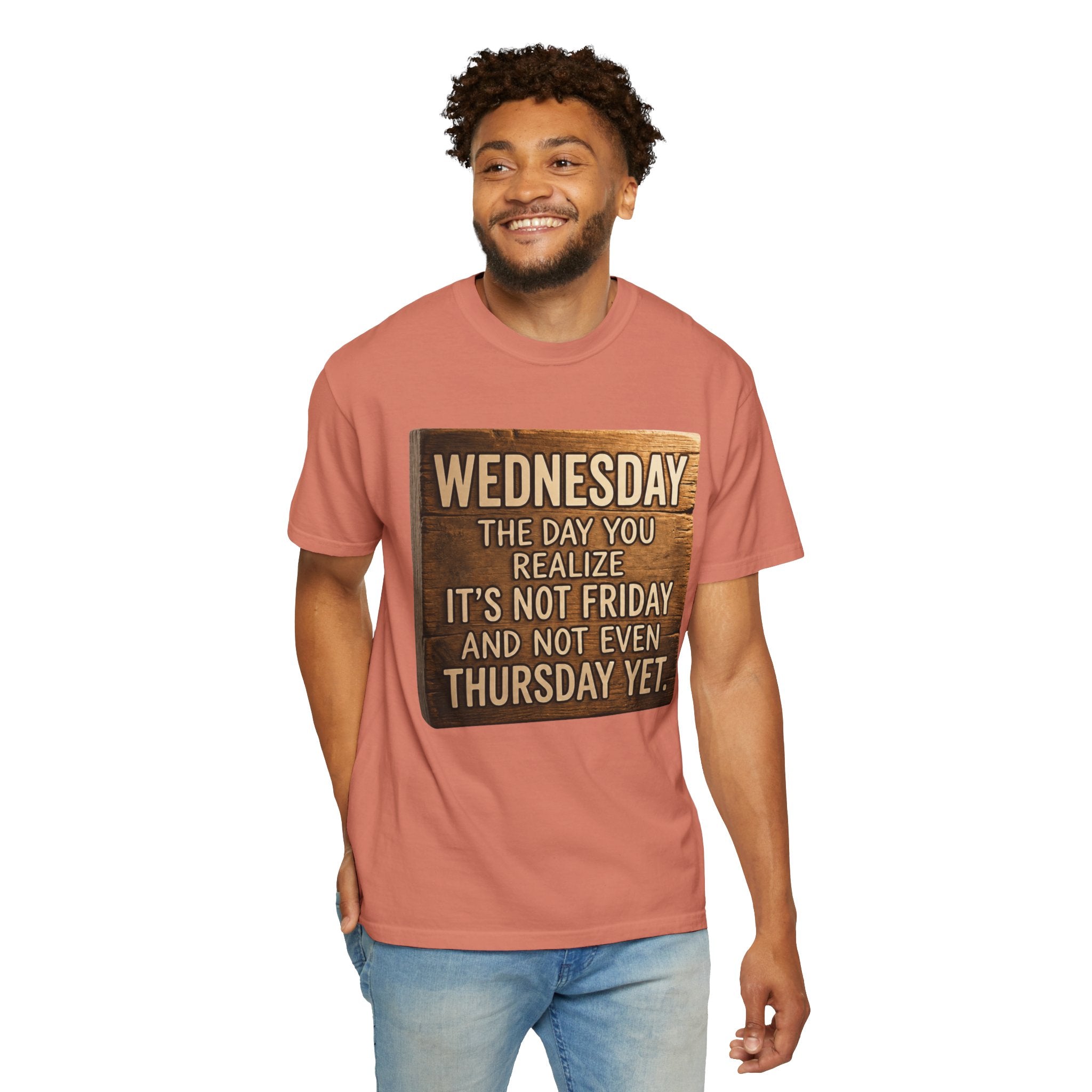 "Wednesday Not Friday" Unisex Garment-Dyed Tee