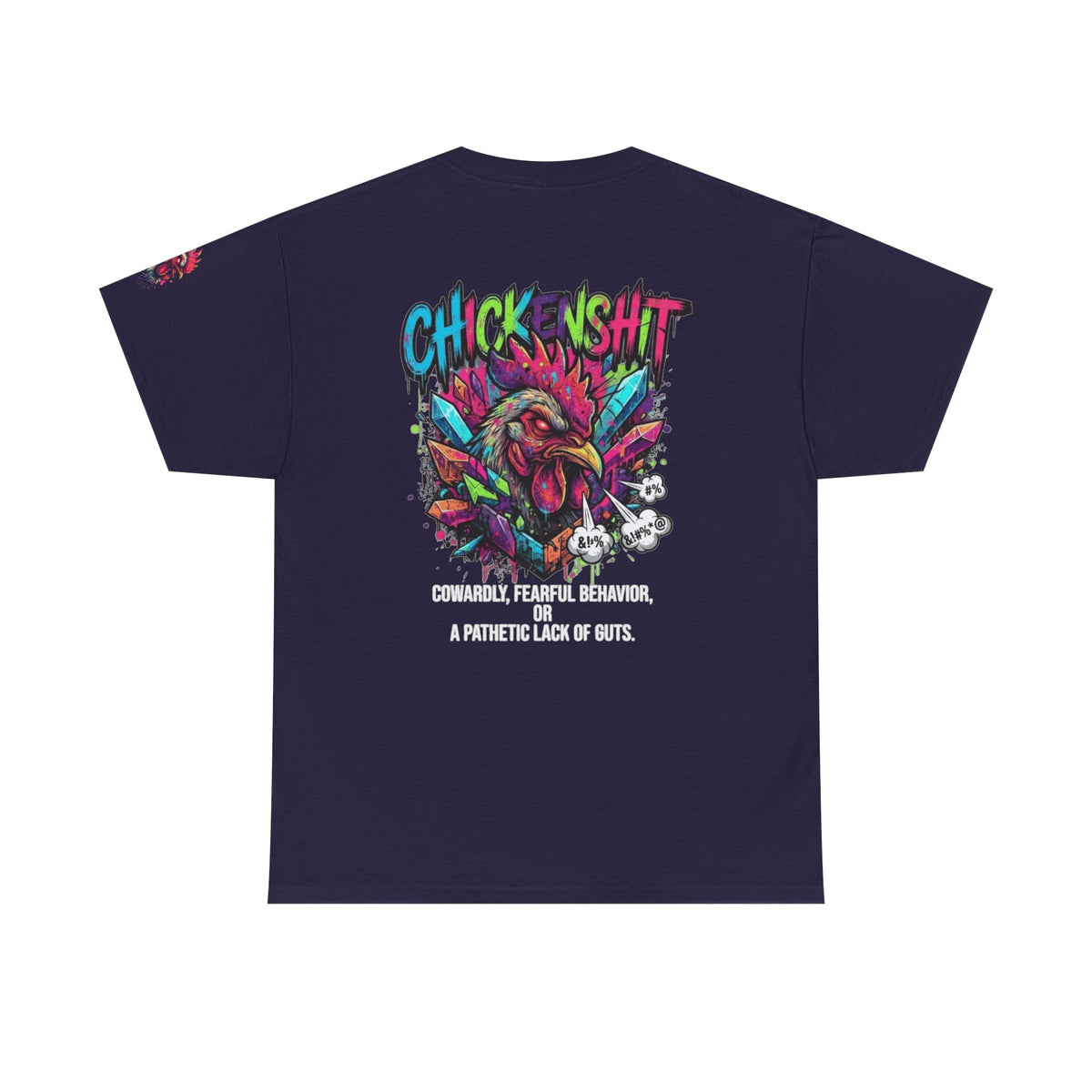 Color: Blackberry | Chickenshit Premium Graphic Tee