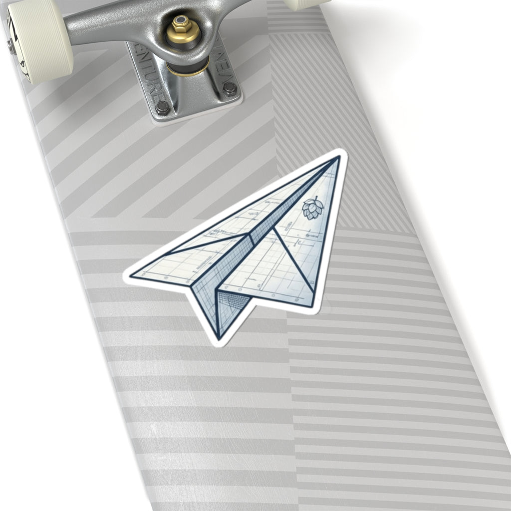 "Paper Plane Porterhouse" Sticker