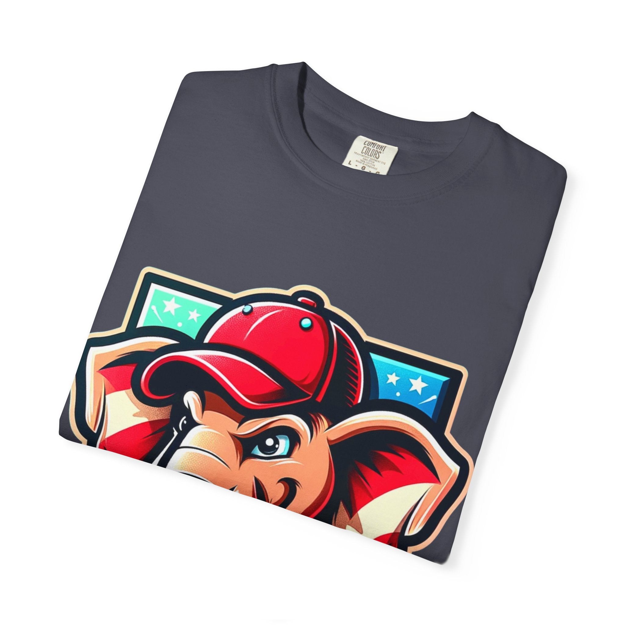 "The Patriot Elephant" Unisex Garment-Dyed T-shirt