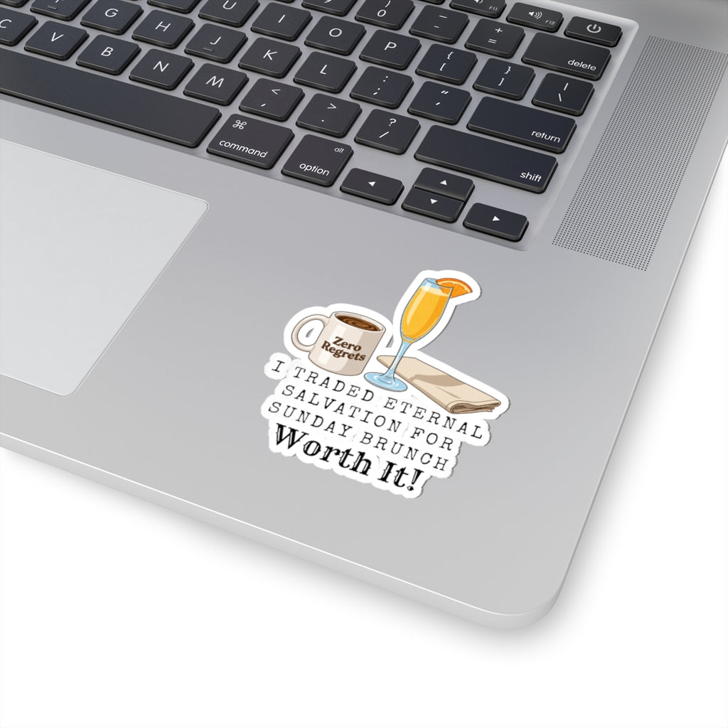 Brunch So Hard | Kiss-Cut Sticker — AttitudeShirts