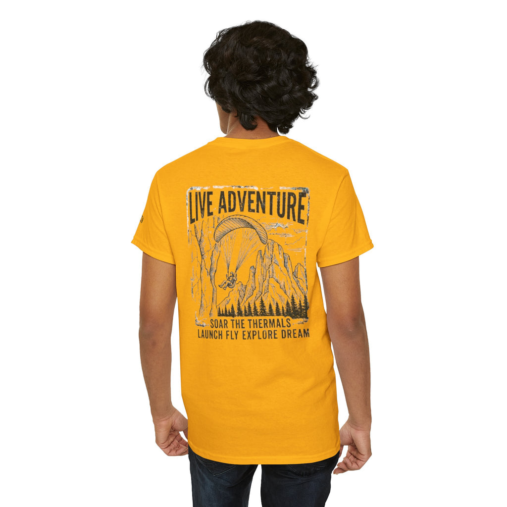"Live Adventure - Soar the Thermals" Premium Graphic Tee