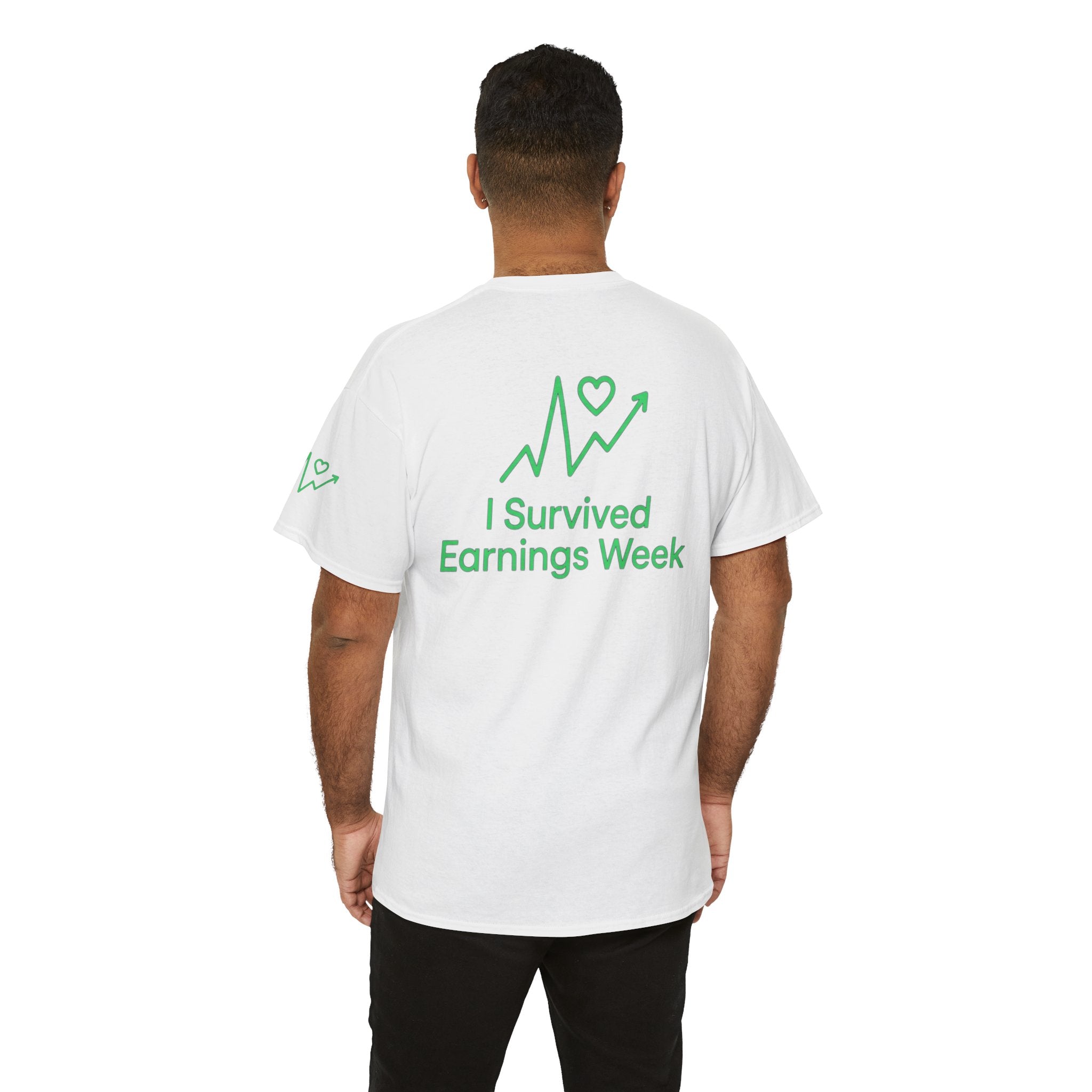 "I Survived Earnings Week" Premium Graphic Tee