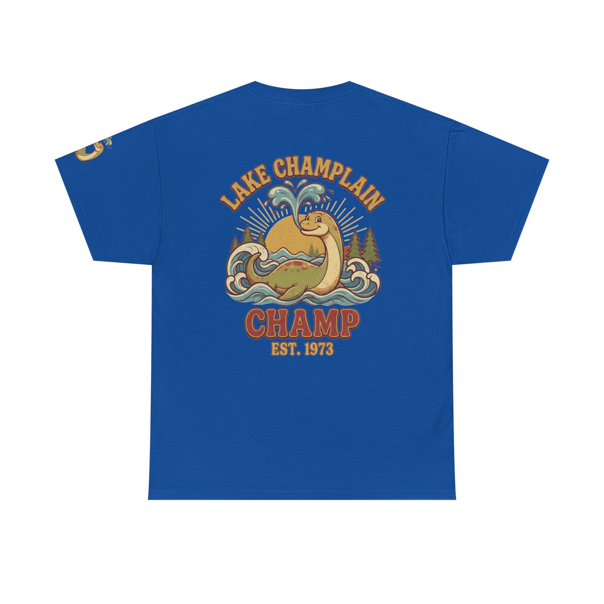 Color: Royal | Champ (Lake Champlain) Premium Graphic Tee