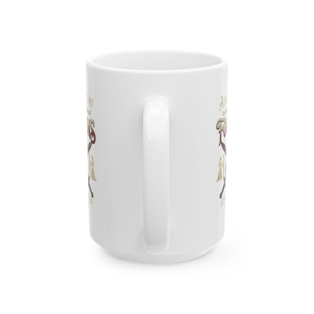 "Good Book Series 200 Foreskins" White Ceramic Mug