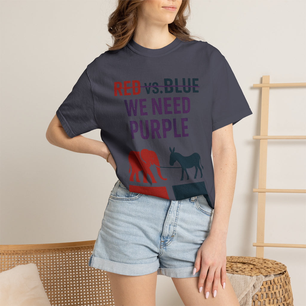 "he Lesser Evil Election" Unisex Garment-Dyed T-shirt